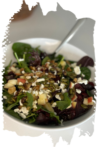 Spinach Kale Cranberry Salad